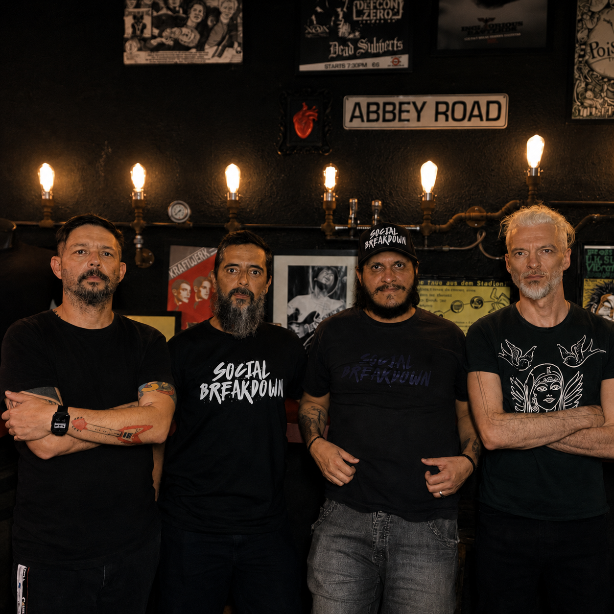 Foto da banda Social Breakdown